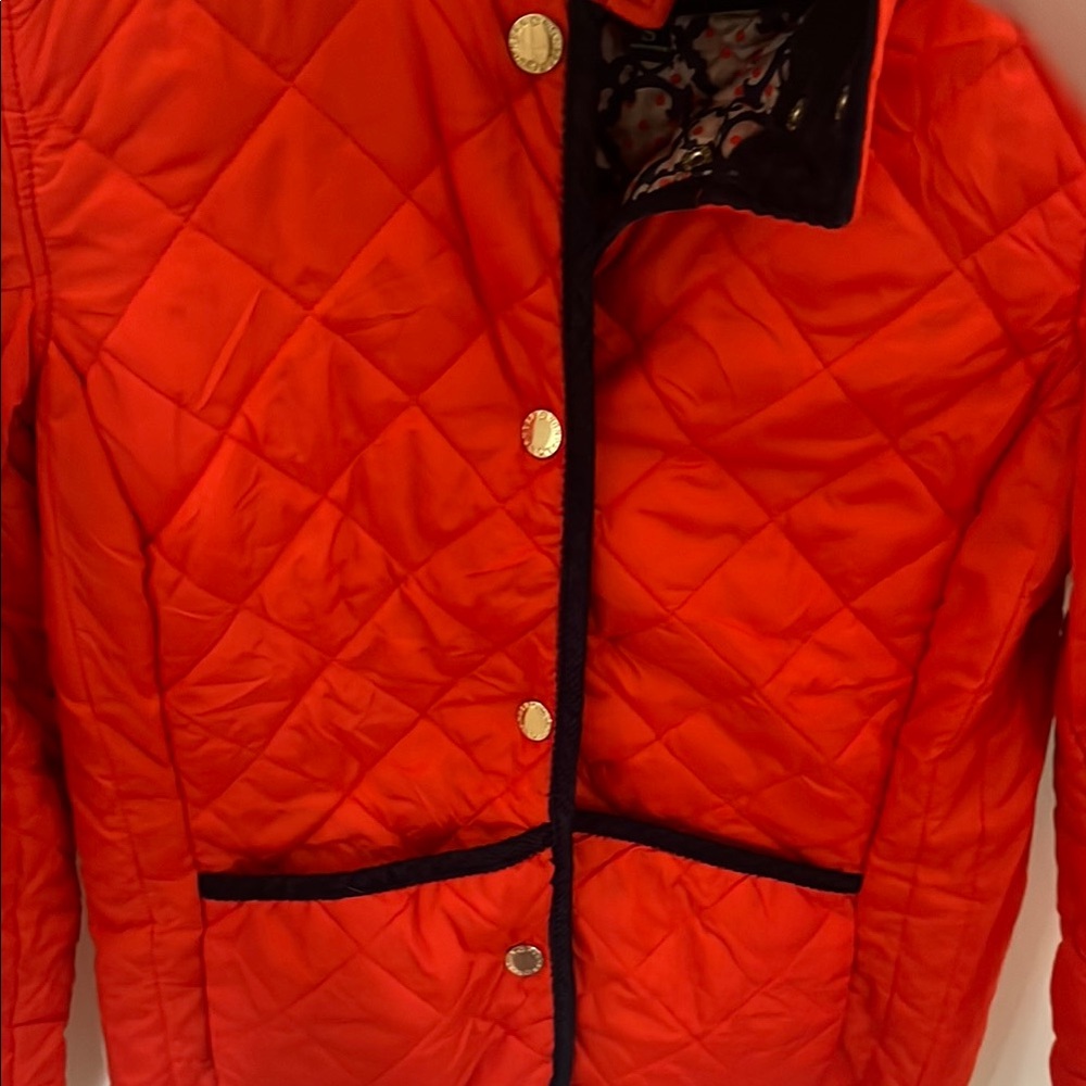 C Wonder Quilted Orange Jacket - Picture 3 of 13